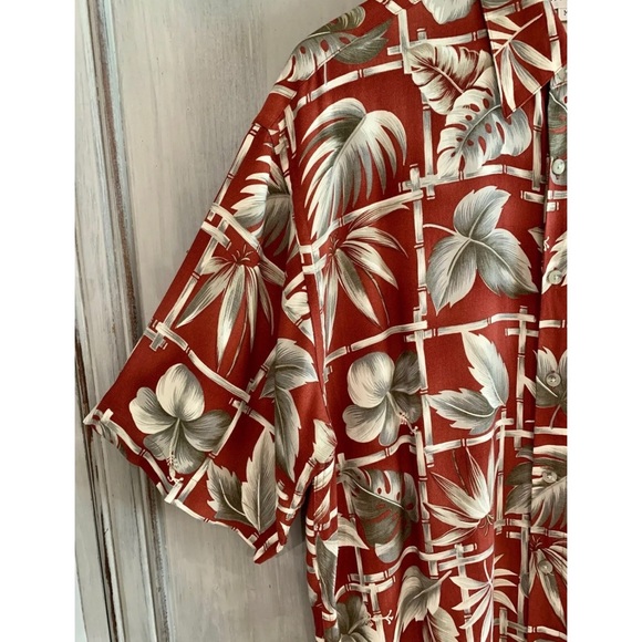 Pierre Cardin Vintage Hawaiian Camp Shirt Sz M - Picture 5 of 9